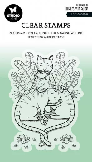 Studio Light Clear Stamp by Laurens Nr. 565 - A Cats-Together