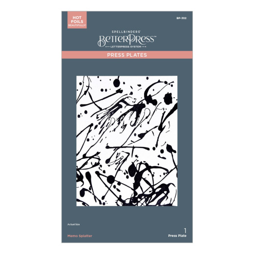 BetterPress Plate - Take Note - Memo Splatter