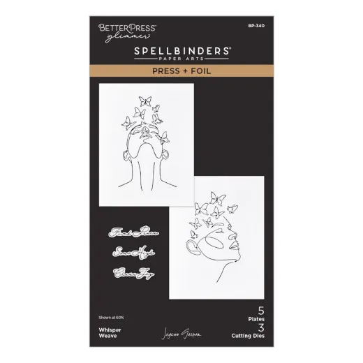 All My Senses - Press + Foil Plate & Die Set - Whisper Weave