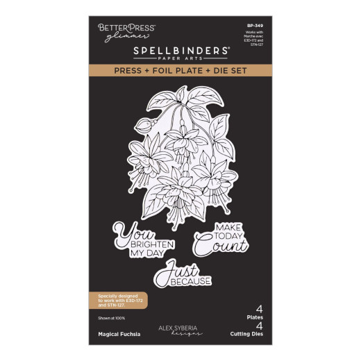 Magical Fuchsia - Press + Foil Plate & Die Set by Alex Syberia