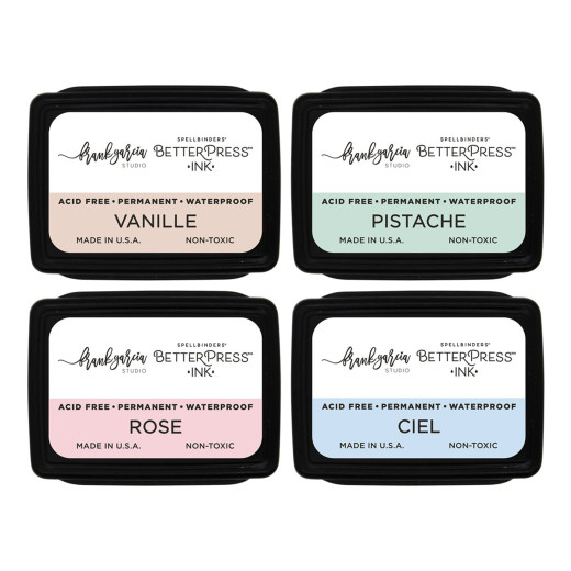 BetterPress Ink Mini Set - Buttons & Keepsakes - Blushing Macarons by Frank Garcia