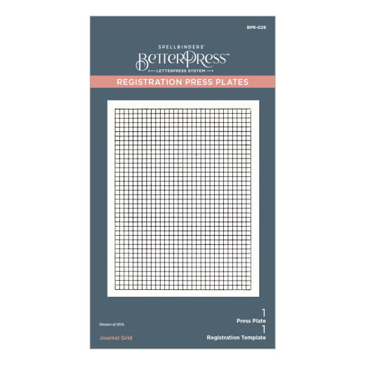 BetterPress Plate - Take Note - Journal Grid Registration
