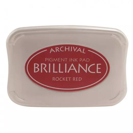 Brilliance Pigment Ink Pad - Rocket Red