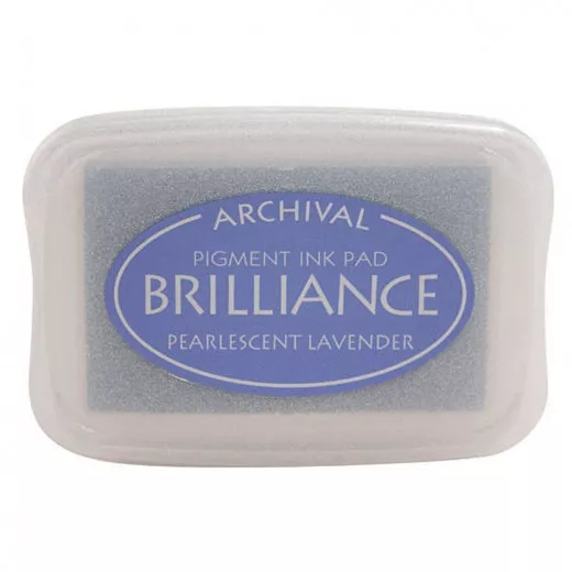 Brilliance Pigment Ink Pad - Pearlescent Lavender