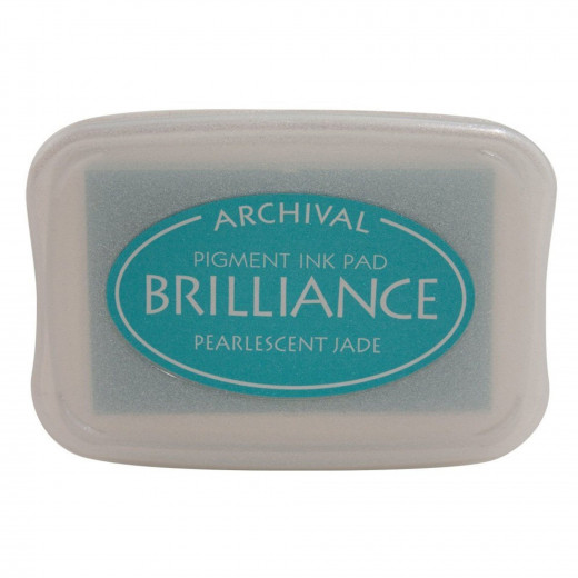 Brilliance Pigment Ink Pad - Pearlescent Jade