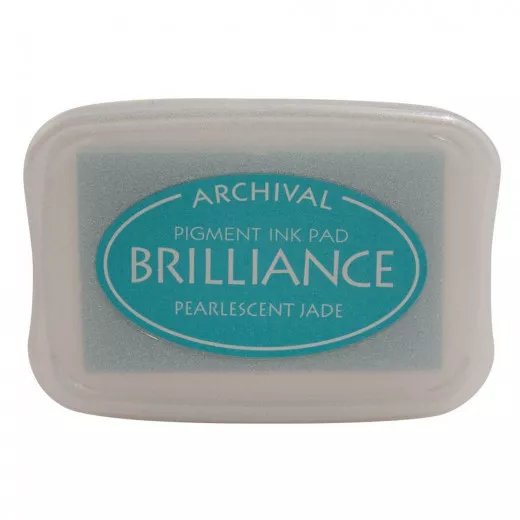 Brilliance Pigment Ink Pad - Pearlescent Jade