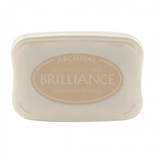 Brilliance Pigment Ink Pad - Pearlescent Beige