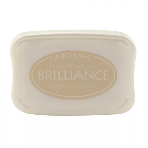 Brilliance Pigment Ink Pad - Pearlescent Beige