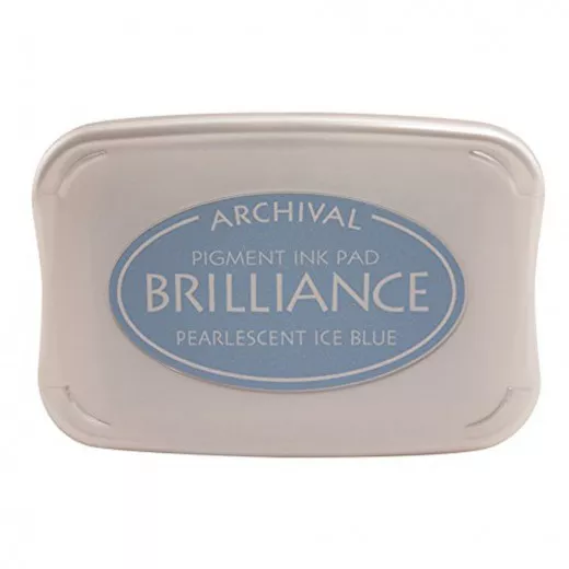 Brilliance Pigment Ink Pad - Pearlescent Ice Blue