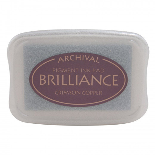 Brilliance Pigment Ink Pad - Crimson Copper