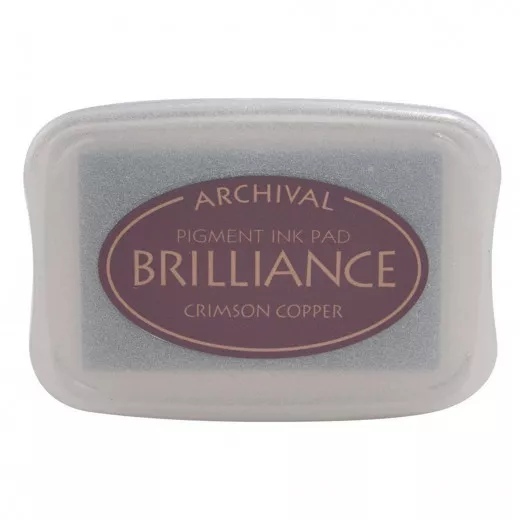 Brilliance Pigment Ink Pad - Crimson Copper