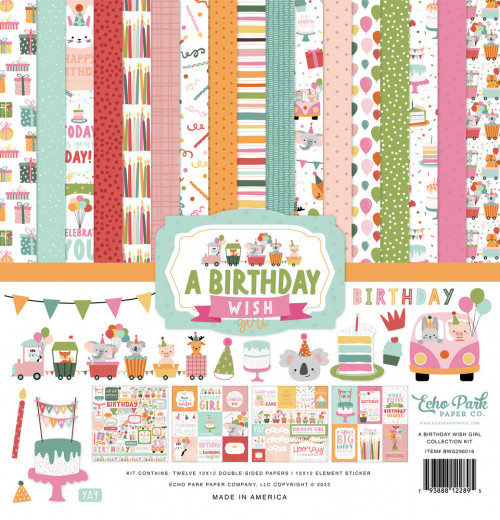 A Birthday Wish Girl 12x12 Collection Kit