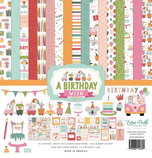 A Birthday Wish Girl 12x12 Collection Kit