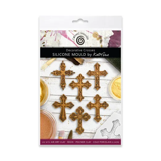 Katy Sue Designs - Silicone Mould - Decorative Crosses