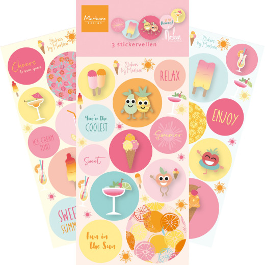 Marianne Design Sticker - Fresh Lemonade by Marleen