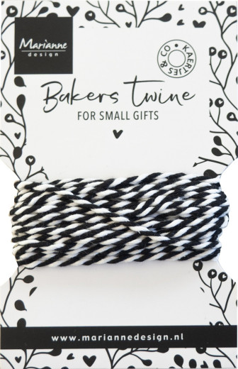 Marianne Design - Bakers Twine - Black/White