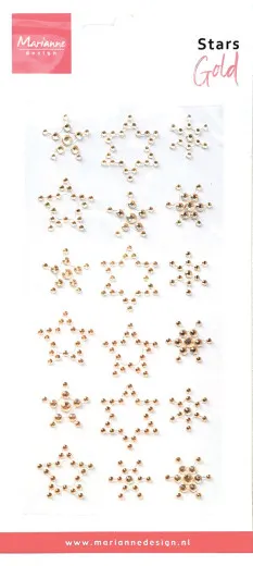 Marianne Design - Stars Rhinestones - Gold