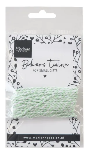 Marianne Design - Bakers Twine - Mint/White