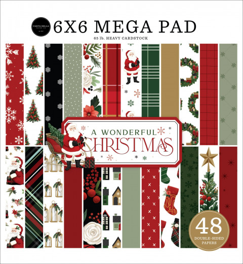 A Wonderful Christmas - 6x6 Cardmakers Mega Paper Pad