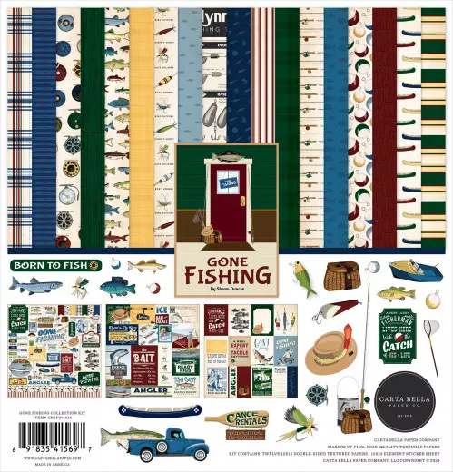 Gone Fishing - 12x12 Collection Kit