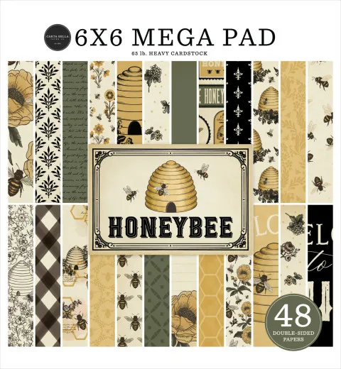 Honey Bee - 6x6 Cardmakers Mega Paper Pad
