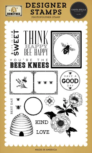 Clear Stamps - Honey Bee - Think Happy