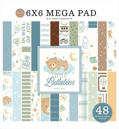 Little Lullabies Baby Boy - 6x6 Cardmakers Mega Pad