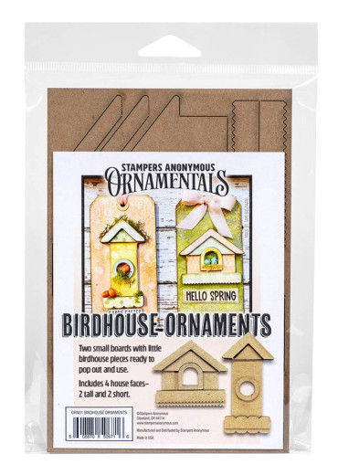 Stamper Anonymous Ornamentals - Birdhouse Ornaments