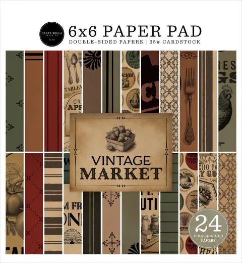 Vintage Market - 6x6 Paper Pad