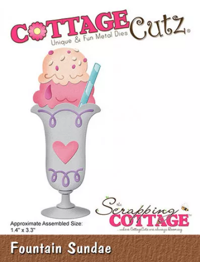 Cottage Cutz Die - Fountain Sundae