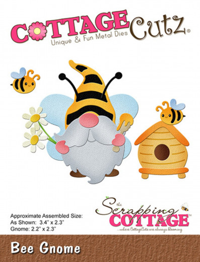 Cottage Cutz Die - Bee Gnome