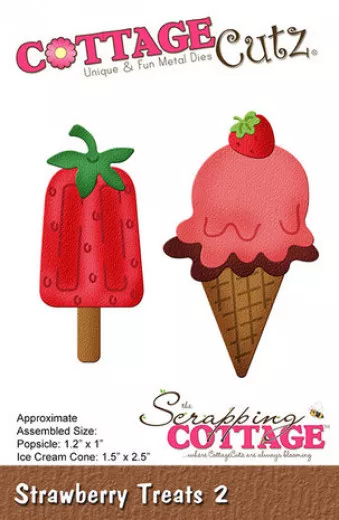 Cottage Cutz Die - Strawberry Treats 2