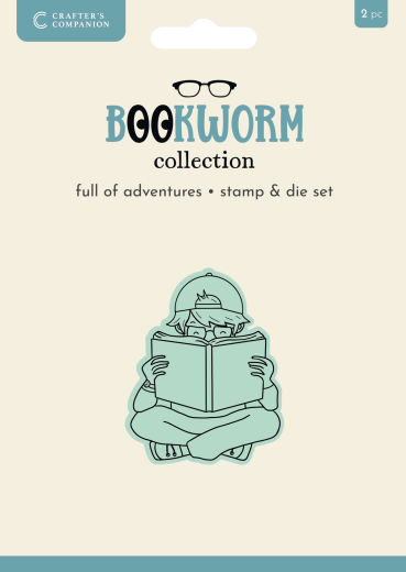 Clear Stamp & Cutting Die - Bookworm Collection - Full of Adventures