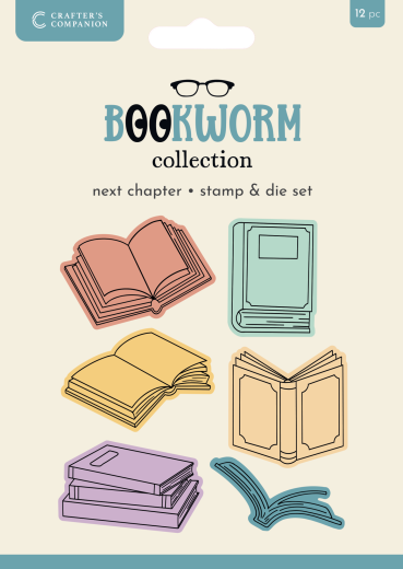Clear Stamp & Cutting Die - Bookworm Collection - Next Chapter