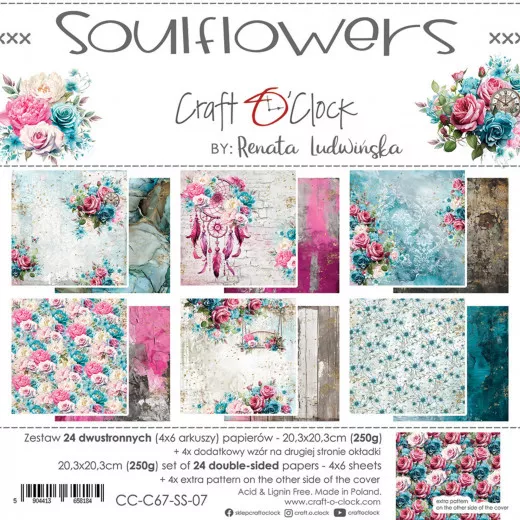 Soulflowers - 8x8 Paper Set