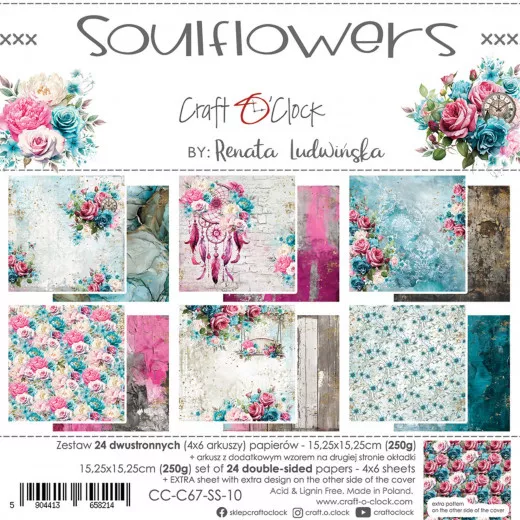 Soulflowers - 6x6 Paper Set