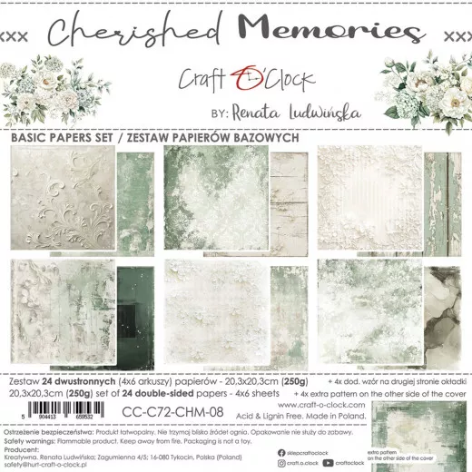 Cherished Memories - 8x8 Basic Paper Set