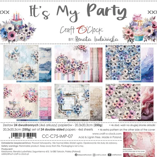 It's My Party - 8x8 Paper Set
