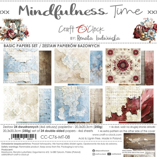 Mindfulness Time - 8x8 Basic Paper Set