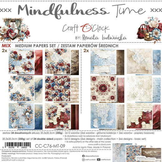 Mindfulness Time - 8x8 Medium Paper Set