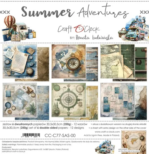 Summer Adventures - 12x12 Paper Set