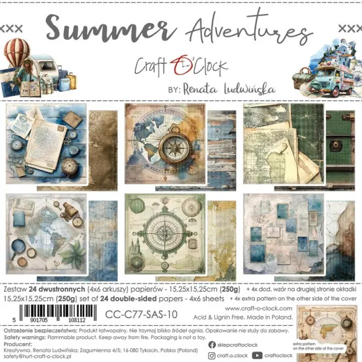 Summer Adventures - 6x6 Paper Set