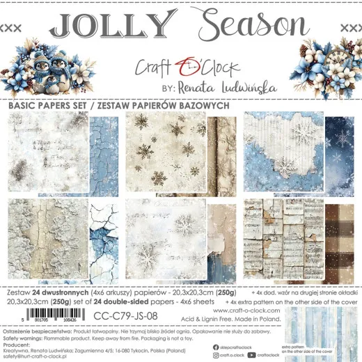 Jolly Season - 8x8 Basic Paper Set