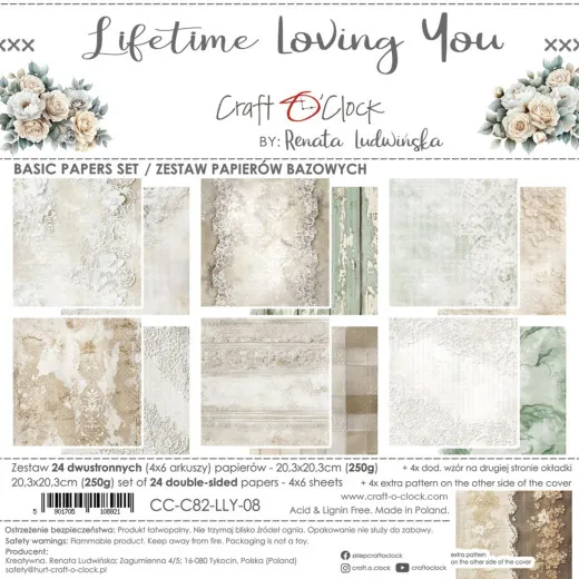 Lifetime Loving You - 8x8 Basic Paper Set