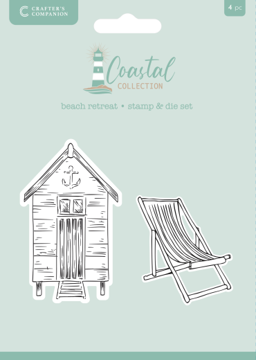 Clear Stamp & Cutting Die - Coastal - Beach Retreat