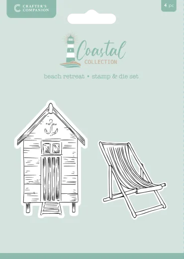 Clear Stamp & Cutting Die - Coastal - Beach Retreat
