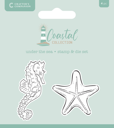 Clear Stamp & Cutting Die - Coastal - Under the Sea