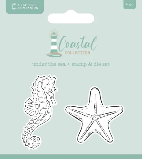 Clear Stamp & Cutting Die - Coastal - Under the Sea