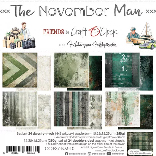 The November Man - 6x6 Paper Set