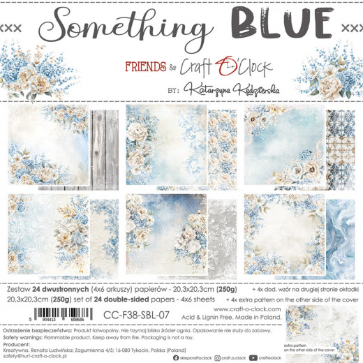 Something Blue - 8x8 Paper Set